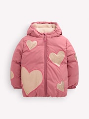 Boden Pink Fun Padded Coat - Image 1 of 4