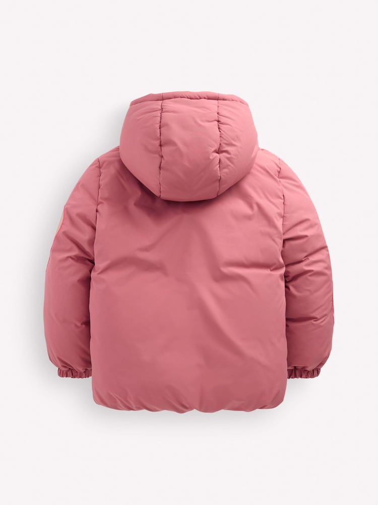 Boden Pink Fun Padded Coat - Image 2 of 4 Boden Pink Fun Padded Coat - Image 2 of 4