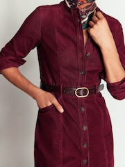 Boden Red Zara Cord Short Dress - Image 4 of 5