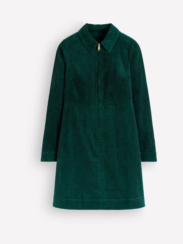 Boden Green Bronte Cord Short Dress - Image 5 of 5 Boden Green Bronte Cord Short Dress - Image 5 of 5