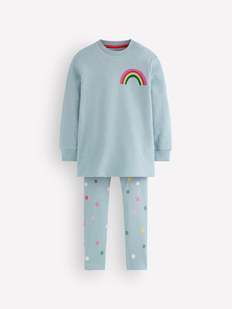 Boden Blue Fun Sweatshirt Tunic Set - Image 1 of 3 Boden Blue Fun Sweatshirt Tunic Set - Image 1 of 3