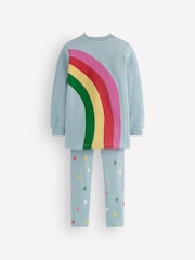 Boden Blue Fun Sweatshirt Tunic Set - Image 2 of 3
