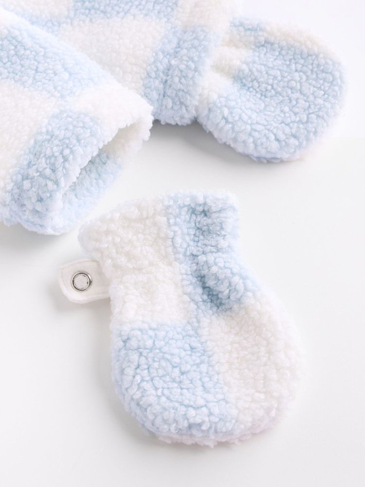 Blue/White Checkerboard Baby Pramsuit (0mths-2yrs) - Image 11 of 11