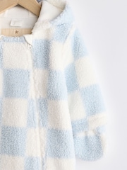 Blue/White Checkerboard Baby Pramsuit (0mths-2yrs) - Image 7 of 11