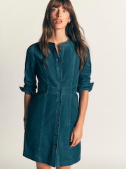 Boden Blue Zara Cord Short Dress - Image 3 of 5