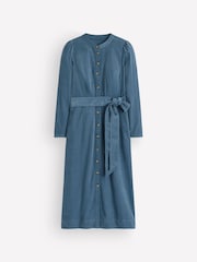 Boden Blue Louise Cord Midi Shirt Dress - Image 5 of 5