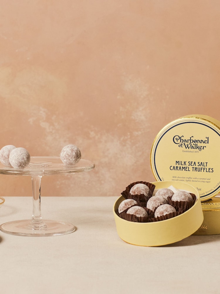 Charbonnel et Walker Milk Sea Salt Caramel Truffles Single Layer - Image 1 of 2 Charbonnel et Walker Milk Sea Salt Caramel Truffles Single Layer - Image 1 of 2