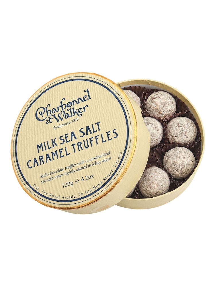 Charbonnel et Walker Milk Sea Salt Caramel Truffles Single Layer - Image 2 of 2 Charbonnel et Walker Milk Sea Salt Caramel Truffles Single Layer - Image 2 of 2