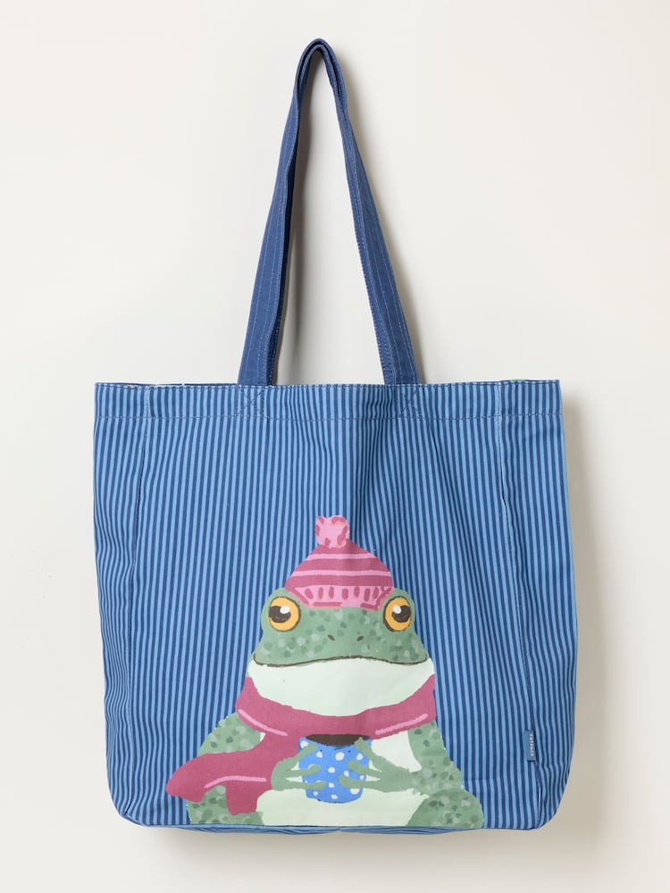 FatFace カエル プリント リバーシブル トートバッグ - 画像 1 / 3
