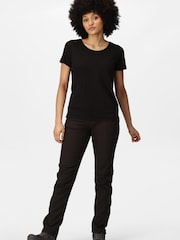 Regatta Black Womens Geo II Softshell Trousers - Image 1 of 8