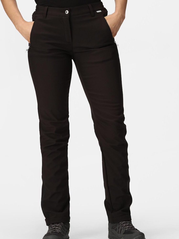 Regatta Black Womens Geo II Softshell Trousers - Image 2 of 8