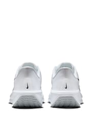 Nike White/Black Quest 6 Road Running Trainers - Image 4 of 9