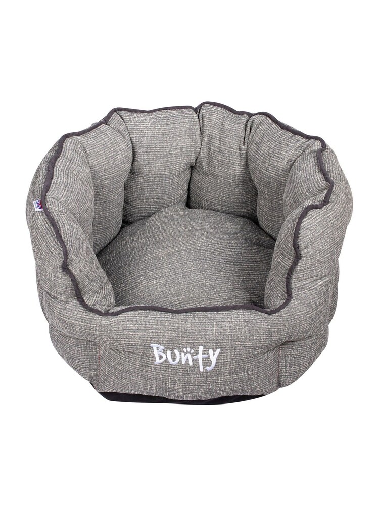 Bunty Grey Regal High Sided Dog Bed - Image 1 of 4