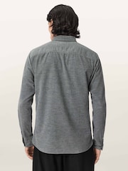 AllSaints Grey Lorella Long Sleeve Shirt - Image 2 of 6
