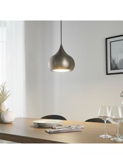 Gallery Home Silver Pierce Ceiling Light Pendant - Image 1 of 8