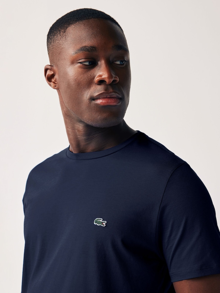 Lacoste Luxury Pima 100% Cotton T-Shirt - Image 3 of 7