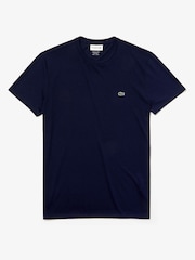 Lacoste Luxury Pima 100% Cotton T-Shirt - Image 4 of 7