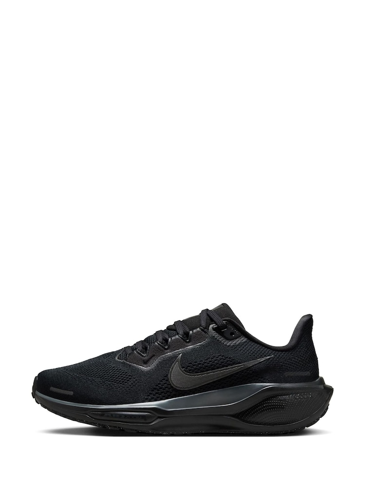 Nike Black/Grey Pegasus 41 Road Running Trainers - Image 7 of 18
