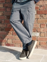 Black Washed Textile Trainers - Image 2 of 6