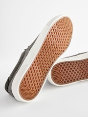 Black Washed Textile Trainers - Image 6 of 6