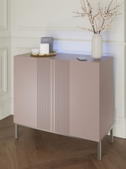 Frank Olsen Mulberry Iona 2 Door Tall Sideboard with SMART Features - Image 1 of 7