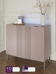 Frank Olsen Mulberry Iona 2 Door Tall Sideboard with SMART Features - Image 3 of 7