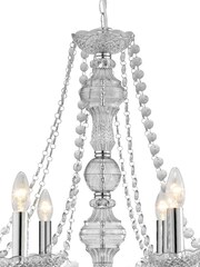 Searchlight Clear Lillie Clear 8Lt Ceiling Pendant Ceiling Light - Image 3 of 3