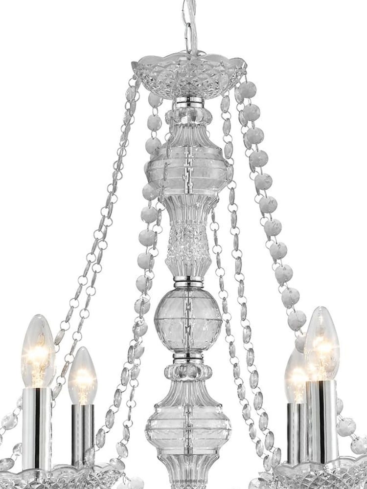Searchlight Clear Lillie Clear 8Lt Ceiling Pendant Ceiling Light - Image 3 of 3
