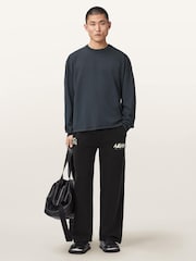 AllSaints Black Chromium Sweatshirtpant - Image 5 of 7