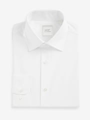 White Easy Care Pointed Collar Shirts 2 Pack - Image 2 of 3
