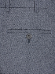 Skopes Blue Chrome Harcourt Tapered Fit Suit Trousers - Image 4 of 4
