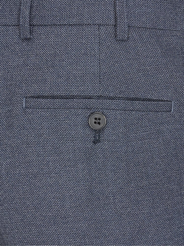 Skopes Blue Chrome Harcourt Tapered Fit Suit Trousers - Image 4 of 4