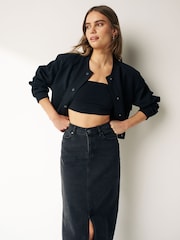 Черный/белый - Хлопок с высоким содержанием бандо Boobtube Tops 2 Pack - Image 4 of 10