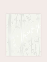 Laura Ashley White Cottonwood Pearlescent A4 Wallpaper Sample - Image 2 of 2