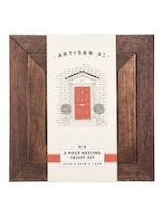 Artisan Street Brown Stacking Trivet Set - Image 4 of 4