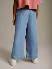 Light Blue Denim Wide Leg Trousers (3-16yrs) - Image 3 of 7
