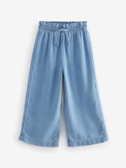 Light Blue Denim Wide Leg Trousers (3-16yrs) - Image 5 of 7