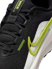 Nike Black/Lime Downshifter 13 Road Running Trainers - Image 11 of 12