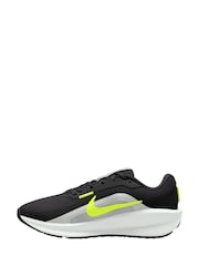 Nike Black/Lime Downshifter 13 Road Running Trainers - Image 2 of 12