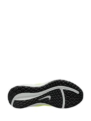 Nike Black/Lime Downshifter 13 Road Running Trainers - Image 4 of 12