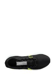 Nike Black/Lime Downshifter 13 Road Running Trainers - Image 8 of 12