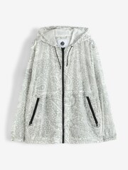 Pretty Green Grey 100% Cotton Anchorage Paisley Lightweight Jacket - Image 4 of 4