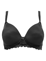 Pour Moi Black Padded St Tropez Padded Balcony Bra - Image 3 of 4