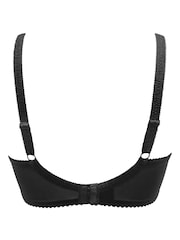 Pour Moi Black Padded St Tropez Padded Balcony Bra - Image 4 of 4