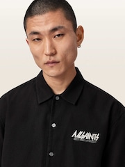 Рубашка с короткими рукавами Allsaints синтетической ткани - Изображение 3 6