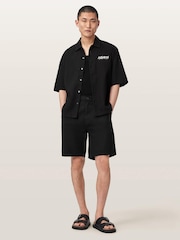 Рубашка с короткими рукавами Allsaints синтетической ткани - Изображение 5 6