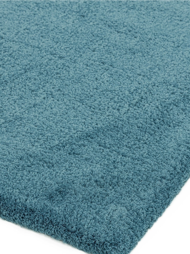 Asiatic Rugs Duck Egg Blue Lulu Extra Soft Shaggy Rug - Image 2 of 6