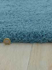Asiatic Rugs Duck Egg Blue Lulu Extra Soft Shaggy Rug - Image 5 of 6