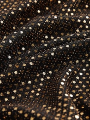 Gold - T-Shirt mit Pailletten - Bild 7 von 7