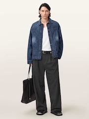 AllSaints Blue Mukesh Jacket - Image 4 of 6